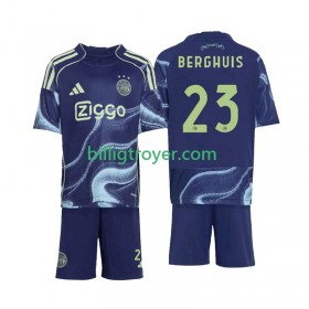 Billige Fotballdrakter AFC Ajax Steven Berghuis 23 Barn Bortedraktsett 2025/26 Kortermet